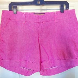 Dear John. Red striped shorts.